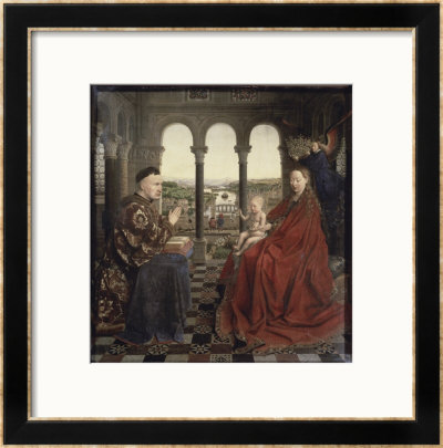 The Virgin Of Chancellor Rolin by Jan Van Eyck Pricing Limited Edition Print image