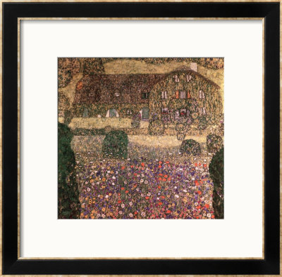 Country House By The Attersee, Circa 1914 by Gustav Klimt Pricing Limited Edition Print image