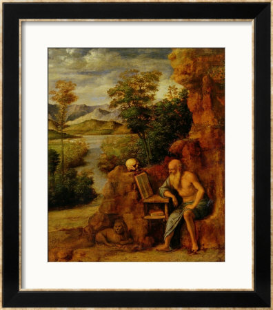 St. Jerome by Giovanni Battista Cima Da Conegliano Pricing Limited Edition Print image
