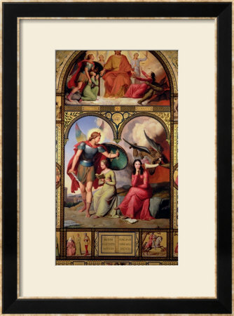 Good And Evil, 1832 by Andre Jacques Victor Orsel Pricing Limited Edition Print image
