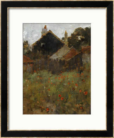 The Poppy Field by Willard Leroy Metcalf Pricing Limited Edition Print image