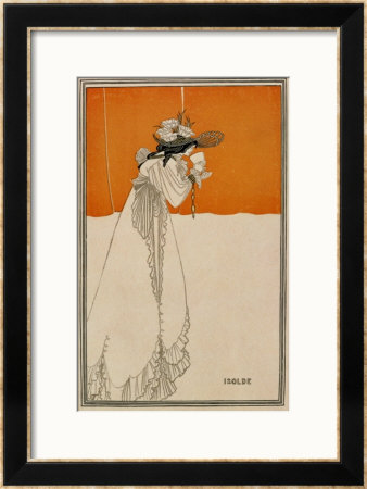 Isolde, Illustration From The Studio, 1895 by Aubrey Beardsley Pricing Limited Edition Print image