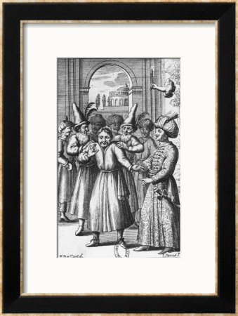 Illustration From Le Bourgeois Gentilhomme By Moliere (1622-73) Engraved By Jean Sauve by Pierre Brissart Pricing Limited Edition Print image