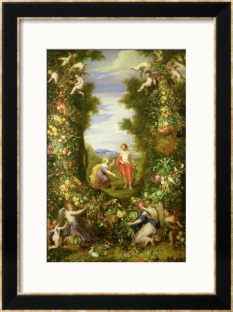 Christ And Mary Magdalene by Jan Brueghel The Elder Pricing Limited Edition Print image