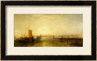 Brighton From The Sea, Circa 1829 by William Turner Pricing Limited Edition Print image