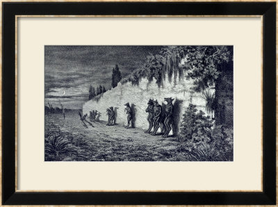 Werewolves, Illustration For Legendes Rustiques 1858 by Baron Dudevant Jean Francois Maurice Sand Pricing Limited Edition Print image