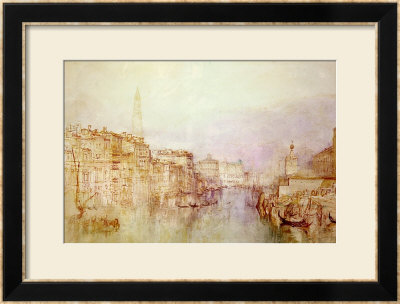 The Grand Canal Looking Towards The Dogana by William Turner Pricing Limited Edition Print image