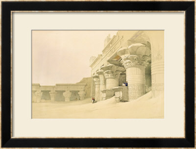 Temple Of Horus, Edfu, From Egypt And Nubia, Vol.2 by David Roberts Pricing Limited Edition Print image