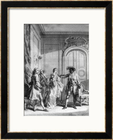 Scene From Othello By William Shakespeare (1564-1616) Engraved By Hubert Gravelot (1699-1773) by Francis Hayman Pricing Limited Edition Print image