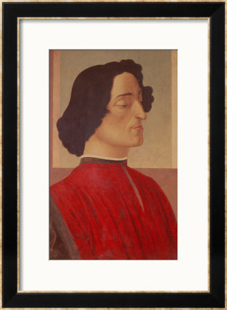 Portrait Of Giuliano De' Medici (1478-1534) Circa 1480 by Sandro Botticelli Pricing Limited Edition Print image