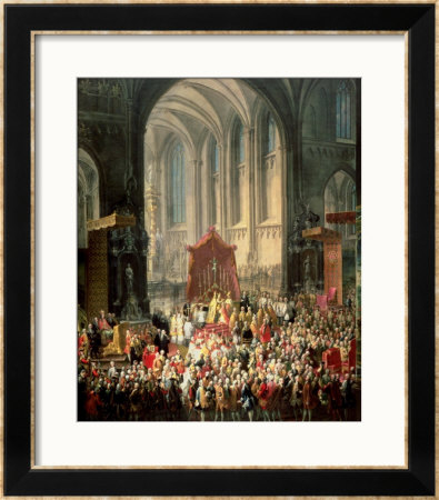 The Coronation Of Joseph Ii (1741-90) As Emperor Of Germany In Frankfurt Cathedral, 1764 by Martin Van Meytens Pricing Limited Edition Print image