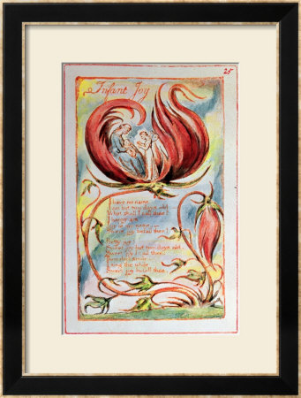 Songs Of Innocence, Infant Joy, 1789 by William Blake Pricing Limited Edition Print image