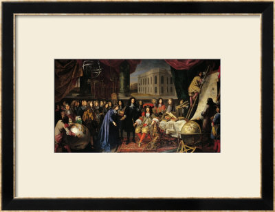 Jean-Baptiste Colbert (1619-1683) Presenting The Members Of The Royal Academy Of Science by Henri Testelin Pricing Limited Edition Print image