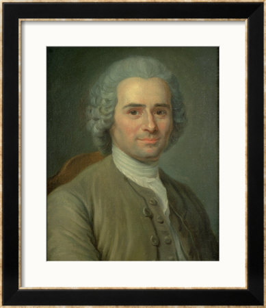 Jean-Jacques Rousseau (1712-78) by Maurice Quentin De La Tour Pricing Limited Edition Print image