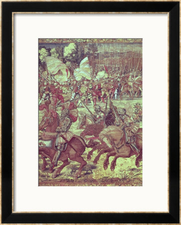 The Battle Of Pavia, 24 February 1525 by Bernard Van Orley Pricing Limited Edition Print image