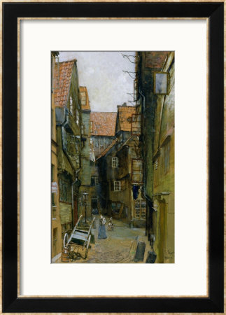 The Matthiasstrasse In Hamburg, 1891 by Franz Skarbina Pricing Limited Edition Print image