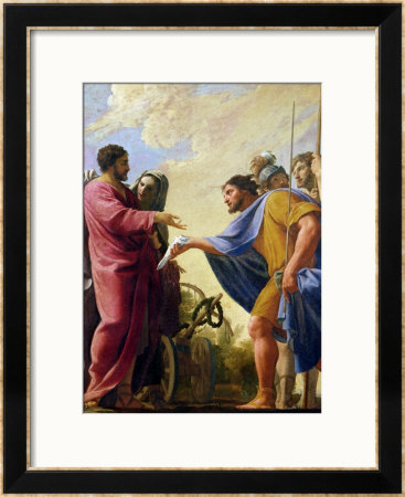 Cincinnatus Returning To His Plough Decorated With Laurel Wreath by Charles Francois Poerson Pricing Limited Edition Print image