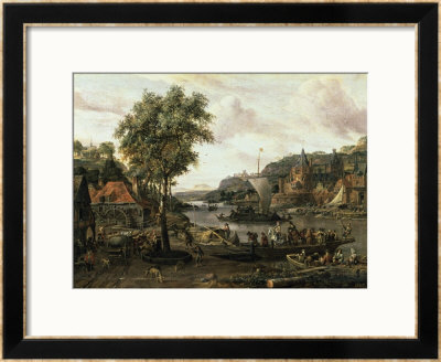 Gulf Coast, Holland by Abraham Storck Pricing Limited Edition Print image