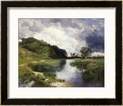 Amagansett Approaching Storm by Thomas Moran Pricing Limited Edition Print image
