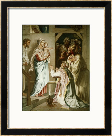 Adoration Of The Magi by Heinrich Hofmann Pricing Limited Edition Print image
