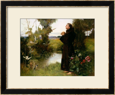 St. Francis, 1898 by Albert Chevallier Tayler Pricing Limited Edition Print image