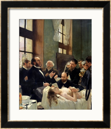 Before The Operation, Or Doctor Pean Teaching At Saint-Louis Hospital, 1887 by Henri Gervex Pricing Limited Edition Print image