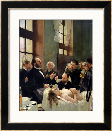 Before The Operation, Or Doctor Pean Teaching At Saint-Louis Hospital, 1887 by Henri Gervex Pricing Limited Edition Print image