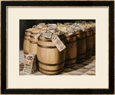 Money To Burn, 1893 by Victor Dubreuil Pricing Limited Edition Print image