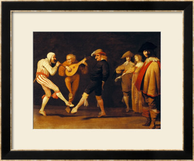 Farce Actors Dancing by Pieter Jansz. Quast Pricing Limited Edition Print image