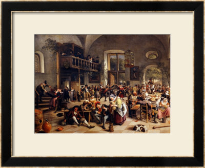Feast In An Inn by Jan Havicksz. Steen Pricing Limited Edition Print image