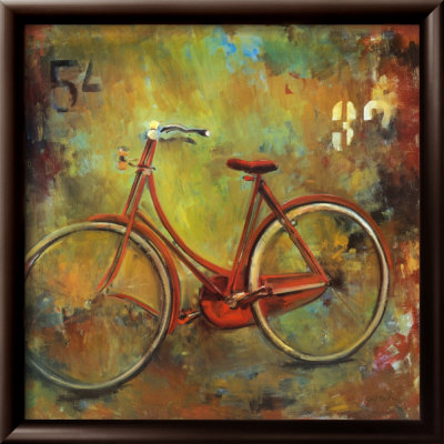 My Old Red Bike by Jill Barton Pricing Limited Edition Print image