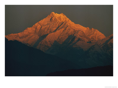 Twilight View Of Mt. Kanchenjunga by Bobby Model Pricing Limited Edition Print image