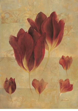 Passion Tulips by Fabrice De Villeneuve Pricing Limited Edition Print image