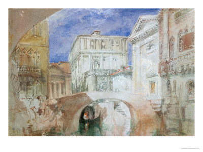 The Ponte Della Guerra With Palazzo Tasca-Papatava Beyond, Circa 1840 by William Turner Pricing Limited Edition Print image