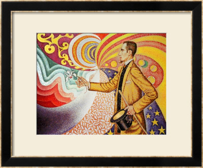 Against The Enamel Of Background Rhythmic With Beats And Angels by Paul Signac Pricing Limited Edition Print image