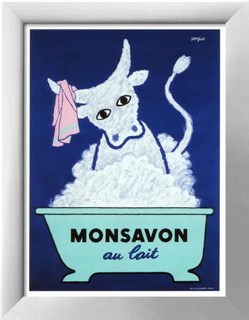 Monsavon Au Lait Poster by Raymond Savignac Pricing Limited Edition Print image