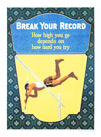 Break Your Record by Frank Mather Beatty Pricing Limited Edition Print image
