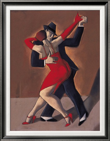 Tango Rouge Et Noir by Mariano Otero Pricing Limited Edition Print image