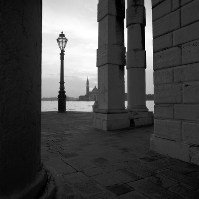 Italy, Venice, Two Pillars, In The Background Santa Maria Della Salute by J. Berndes Pricing Limited Edition Print image