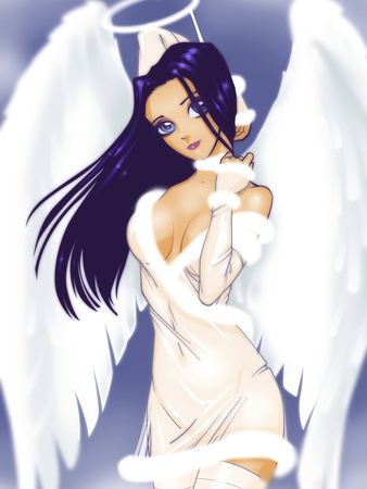 Anime Angel by Harry Briggs Pricing Limited Edition Print image