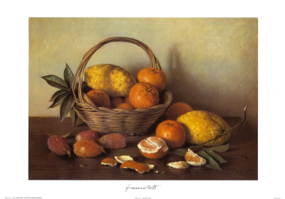 Still Life With Orange by Franco Betti Pricing Limited Edition Print image