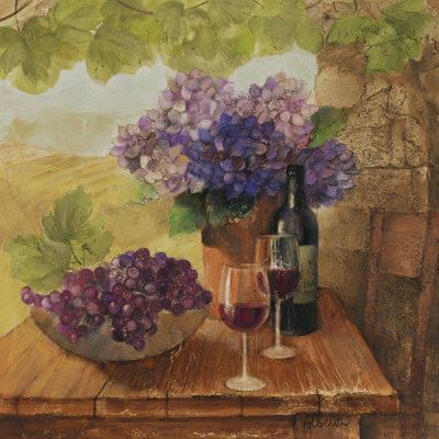 Grapes And Wine I by Albena Hristova Pricing Limited Edition Print image