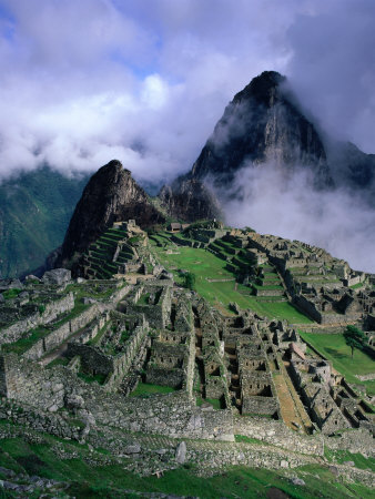 Machu Picchu Overlooking The Sacred Urubamba River Valley, Machu Picchu, Cuzco, Peru by Wes Walker Pricing Limited Edition Print image