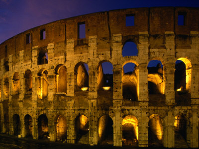 Colosseum At Dusk, Rome, Italy by Jon Davison Pricing Limited Edition Print image