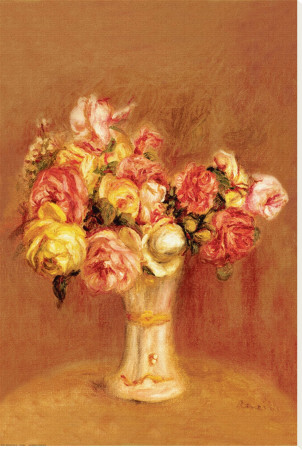 Roses In Sevres Vase by Pierre-Auguste Renoir Pricing Limited Edition Print image