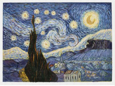 The Starry Night, 1889 by Vincent Van Gogh Pricing Limited Edition Print image