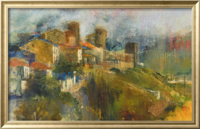 Hillside Town by Michael Longo Pricing Limited Edition Print image