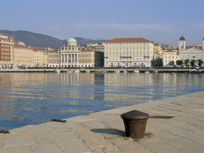 View From Pier, Molo Audace, Riva Tre Novembre, Trieste, Friuli-Venetia-Giulia, Italy by Brigitte Bott Pricing Limited Edition Print image