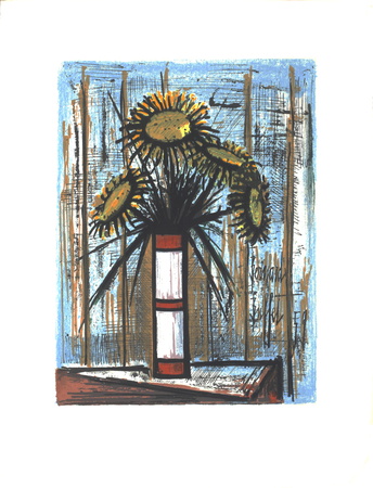 Sunflowers by Bernard Buffet Pricing Limited Edition Print image