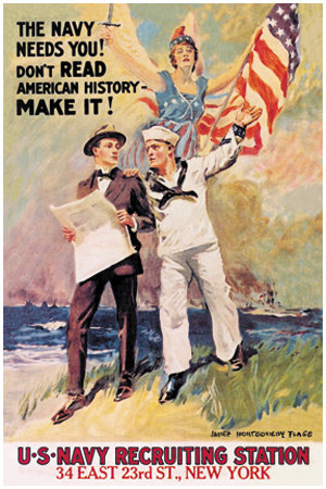 The Navy Needs You by James Montgomery Flagg Pricing Limited Edition Print image